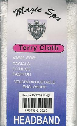 Terry Headband WHITE
